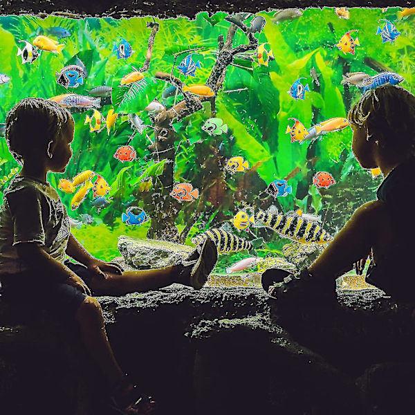 20 stk kunstig bevegelig fisk plast flytende fisk høy simulering realistisk fisk ornament akvarium dekorasjoner for fisketank (tilfeldig stil)