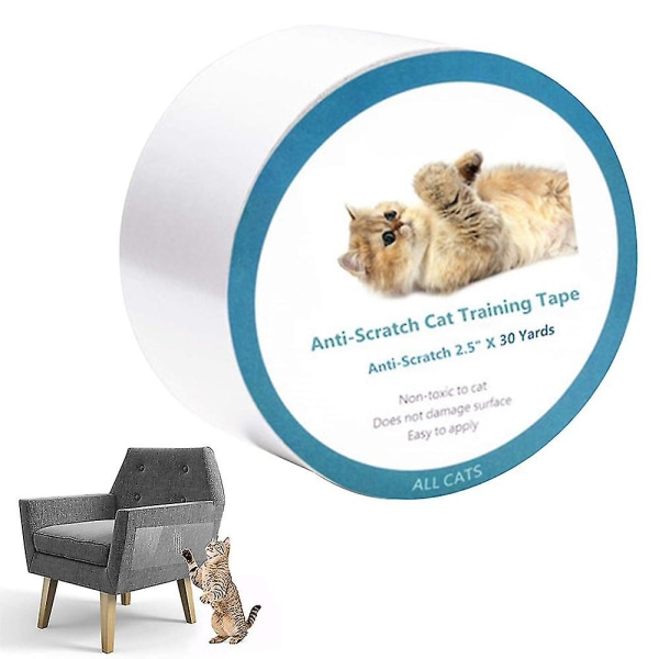 Cat anti-scratch Träningstejp, 50 mm*30 Yards, Cat Furniture Pad