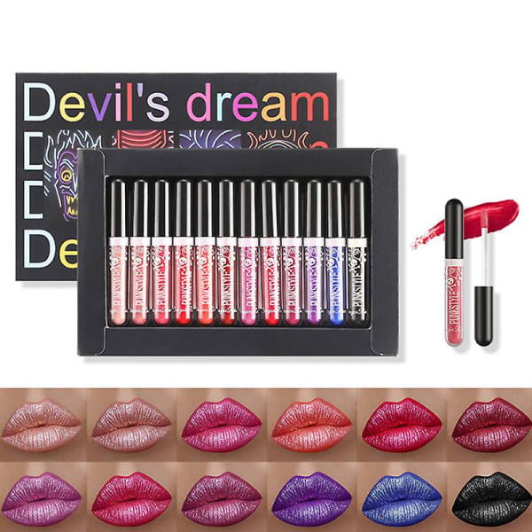 Makeup Tools New 12 Color Set - True Makeup Lips - Lip Liner - Blyant - Kosmetik - Eyeliner Lip Liner