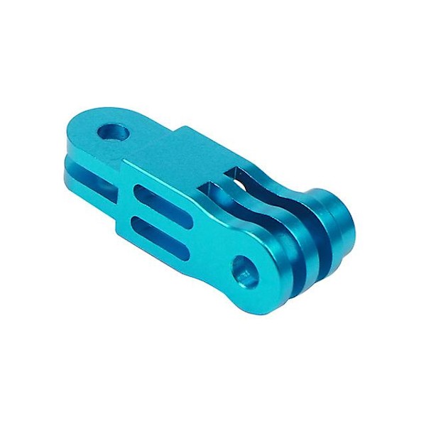 Cnc Aluminium Trevägs Pivot Arm Mount Adapter För Gopro Hero 9 8 7 6 1 2 3+ 4 5 Session /yi /sjcam /eken /sony Action Kameror（Blå lång adapter）