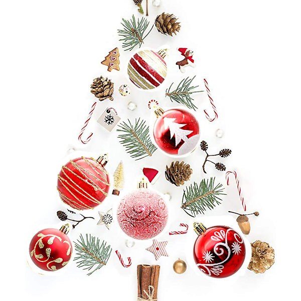 24 st julgranskulor för DIY