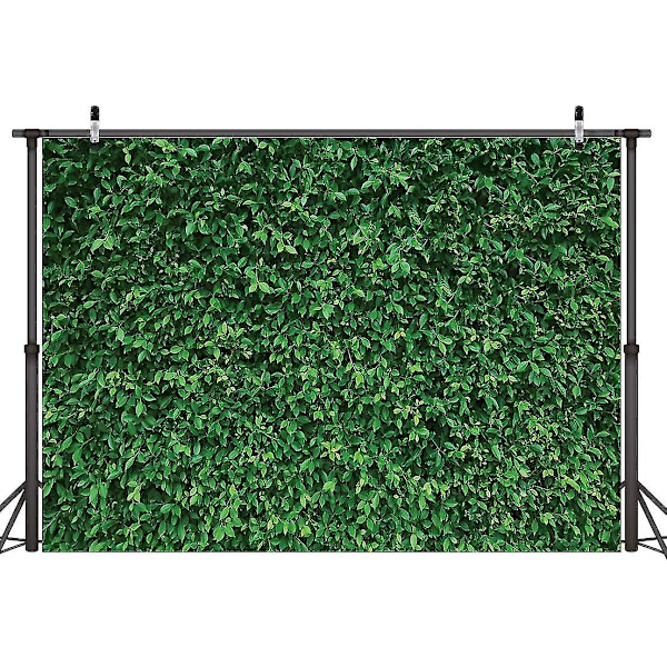 7x5ft Gröna blad Fotografi Bakgrund Djungel Bakgrund Grön Bakgrund Gräs Bakgrund Vinyl Bakgrund Grön Gräs Grön Vägg Bakgrund Fest Cp-87