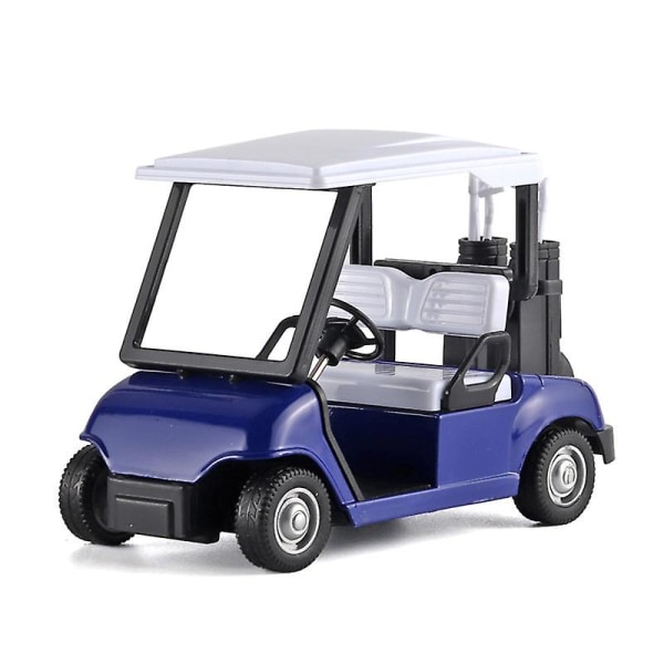 Legeret golfvogn Køretøjsmodel Diecast Pull Back Bilmodel Børne samlerlegetøj（Hvid）