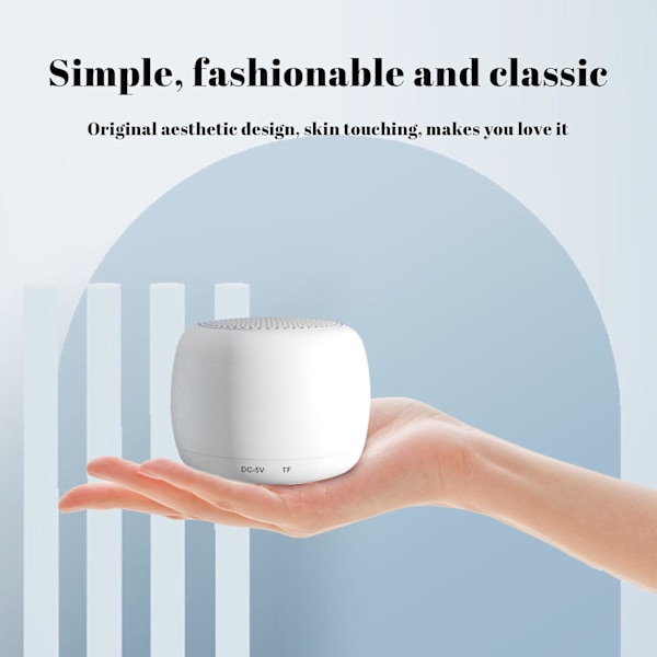 Bärbar högtalare Bluetooth-högtalare Bluetooth 5.0 AUX-kabel