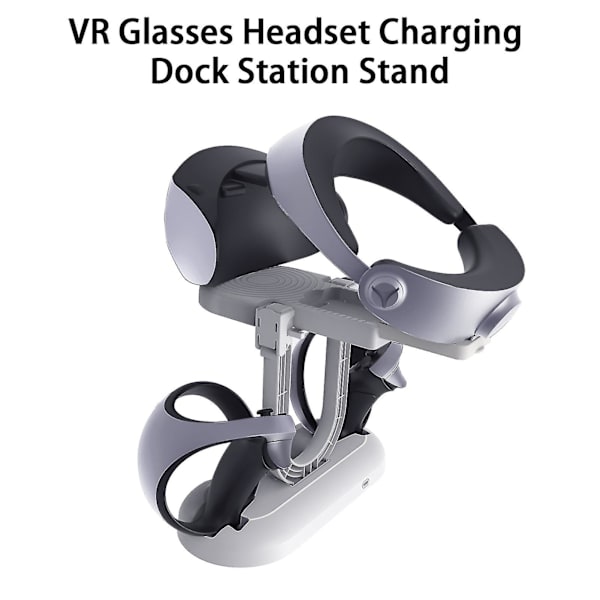 VR-glasögonladdningsstativ med indikator Användarvänlig Stabil utgång Pålitlig Multifunktionell Snabbladdning ABS VR-glasögon Headset Controller C - Snngv