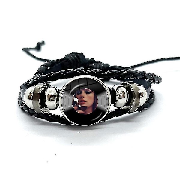 Taylor Swift Armband Taylor Swift Vinyl Record Läderarmband（1）