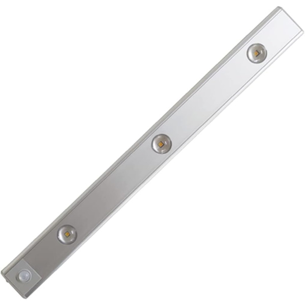 40cm LED Ultra Tynn Smart Lys, Trådløs Bevegelsessensor Oppladbar Lys, Aluminium Legering Materiale, for Skap, Skap, Skap (Pianoblack)