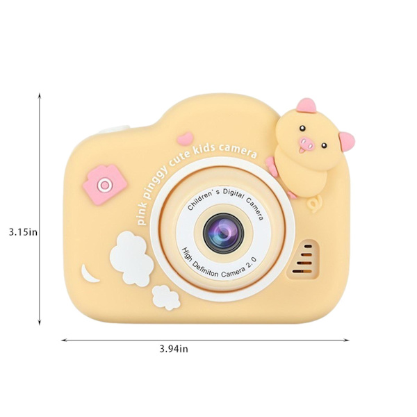 Kamera för tonåringar Barnens digitalkamera High Definition Mini-kamera Kan ta bilder Video Dubbla främre och bakre kameror Födelsedagspresent E