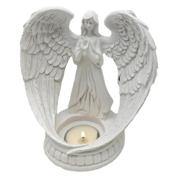 Creative Angel Lysestage Hjem Stue Desktop Dekoration Candle Resin Crafts