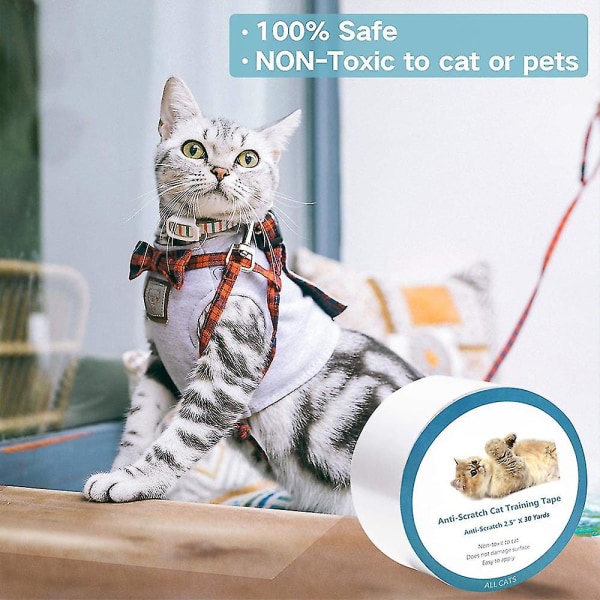 Cat anti-scratch teippi, 50 mm * 30 jaardia, Cat-huonekalujen suojatyyny