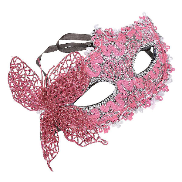 Festmask Sexig Spetsmasker Venetiansk Maskerad Halloween Mascara Carnaval Cosplay Kvinnor Ögonmask Bar Nattklubb Maske Bal Ansikte