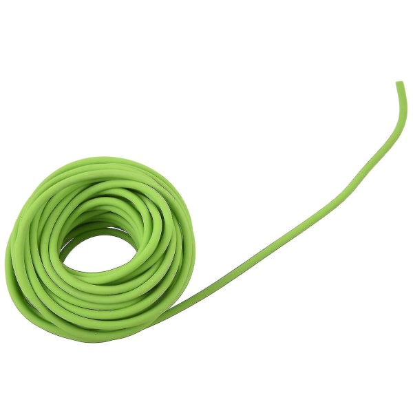 Slangeøvelser Gummimotstandsbånd Katapult Dub Elastisk, Grønn 10m