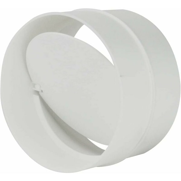 100 mm Tilbagevendende Rørforbindelse PVC hvidt rundt gitter,