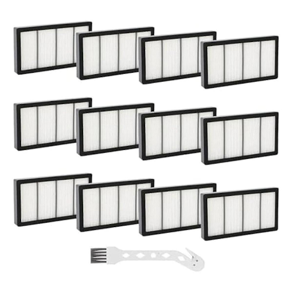 Reservdelar Kit för S9(9150),S9+(9550) S9 Plus,S Serie Dammsugare,12Pack HEPA Filter,1Pa