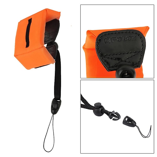 Simning Dykning Flytande Bobber Handledssnöre För Gopro Hero 9 8 6 5 4 Yi Insta360 Sjcam Dji Osmo Action Kamera Tillbehör（Handledssnöre）
