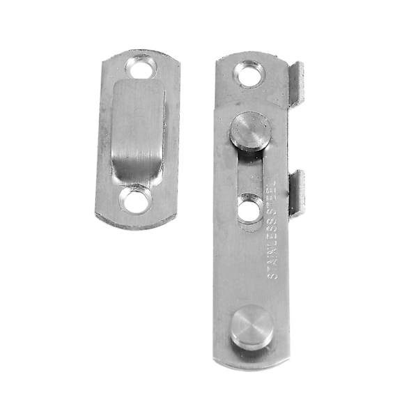 1 set Hasp Latch Metal Hasp Latch Lock Glidande dörrlås för fönster skåp montering & 20 st tråd Fix -ZHENV