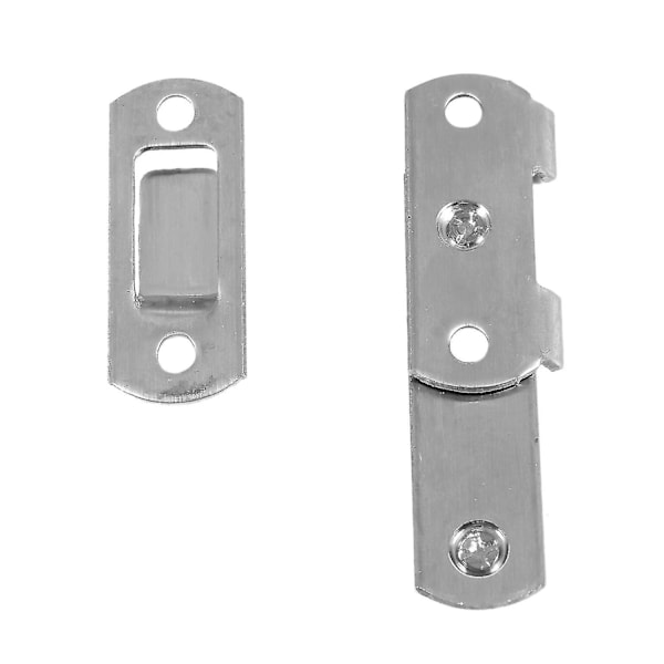 1 set Hasp Latch Metal Hasp Latch Lock Glidande dörrlås för fönster skåp montering & 20 st tråd Fix -ZHENV
