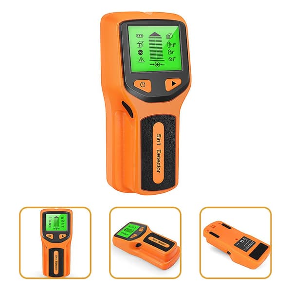 Scan Gauge Stud Finder LCD Display Stud Metal Scanner 5 i 1 Vægscanner 5 i 1 Stud Finder Elektronisk Stud Sensor