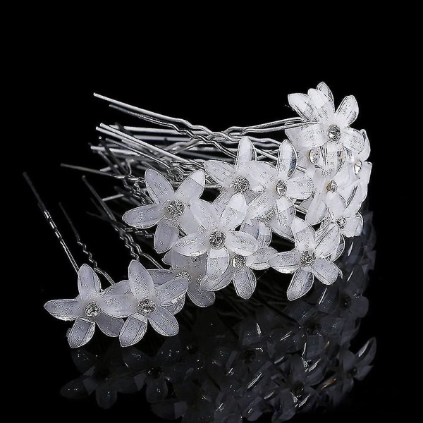 Crystal Flowers -hiusneulat Häät Hiusneulat Muoti Morsiamen hiusten muotoilu