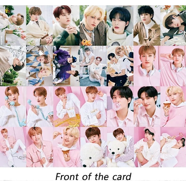 Stray Kids LOMO-kort 55 st. Stray Kids 2022 SEASON GREETINGS Room, mate Foto-kort 2022 Season's Greetings Foto-kort Present till Fans Dotter