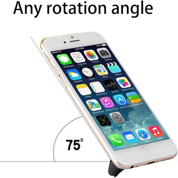 Magnetisk telefon för ventilationsgaller | Handsfree mobiltelefon för bil - halkfri biltelefon för vagga