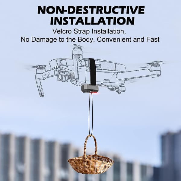 Drönare Airdrop-system för DJI Mini 3 pro/Mini 3/ Mini 2 SE/Avata/Mavic 2/2S /Mavic 3 Pro Cine/Phantom 3 4/4 Pro Transport Release Delivery Payload Devi