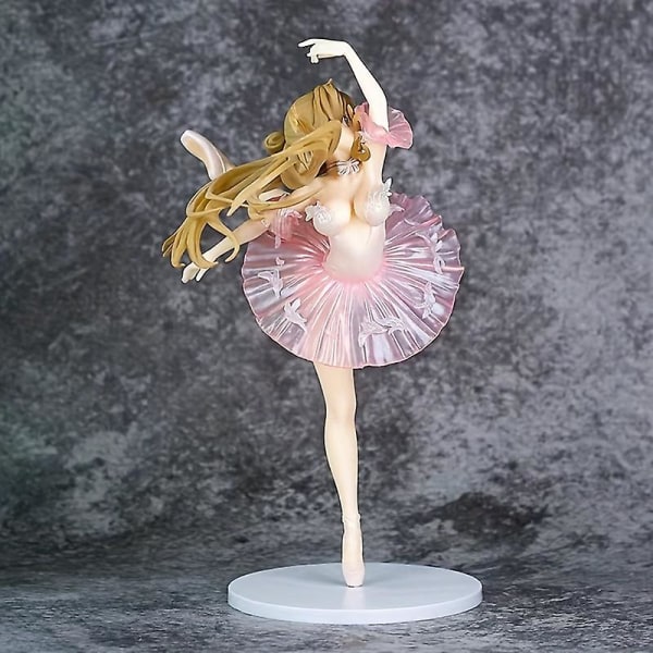 Gås Ballerina Girl Animation Handgjorda figur leksak prydnad heminredning samling presentmodell docka