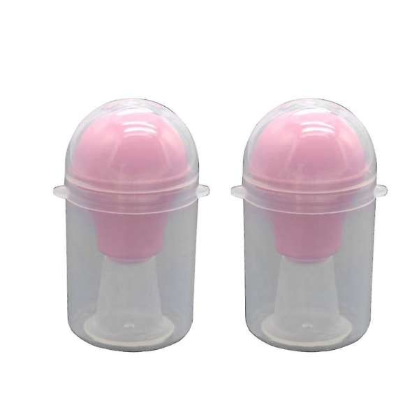 Artibetter 2stk brystvortekorrektor Sugeforstørrer sugekorrektor for amming Inverterte flate brystvorter Aspiratortrekker Rosa