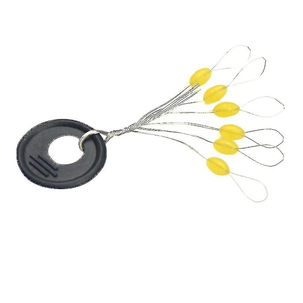 1 set gummibönor cylindriska olivformade medelstora rymdbönor för fiske utomhussemester (tillämplig linjelängd 2,5#-5,0#)
