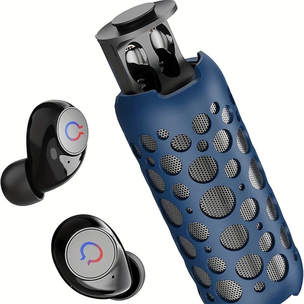Trådløst Bluetooth Headset Spot Privat Model Bluetooth Audio Twoinone Speaker Headset（sort）