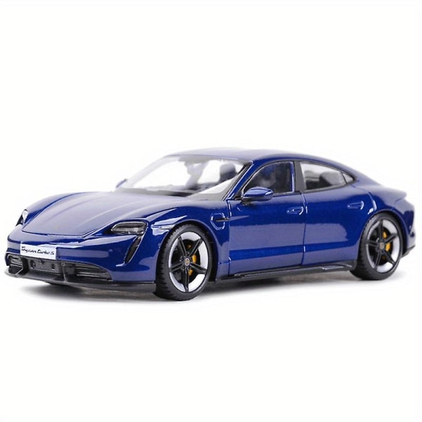 1:24 Simuloitu Porsche-metalliseosautomalli Urheiluautomalli poikien lahjakoristeet (sininen)