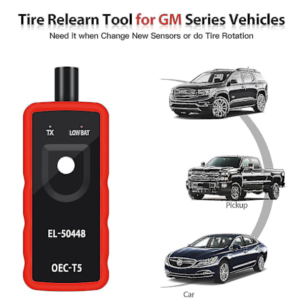 El-50448 TPMS Aktiveringsverktyg Auto Däcktrycksövervakning Sensor