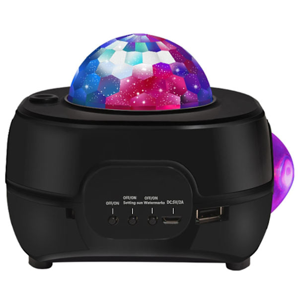 Galaxy Lights Stjernehimmel Projektor Atmosfære Lampe Drøm Med Usb Kabel Bluetooth-kompatibel Musik Abs Usb Bluetooth Led - Snngv（B）