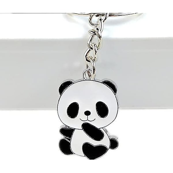 Panda nøglering charme til piger Panda nøglering gave nøgleringe Panda bjørn vinter OL Kina souvenir