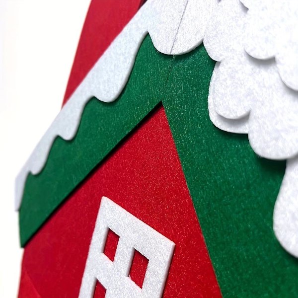 Juletrekalender Christmas Snowman House Model Childrens Christmas Christmas Countdown Veggkalender（Husbetaling）