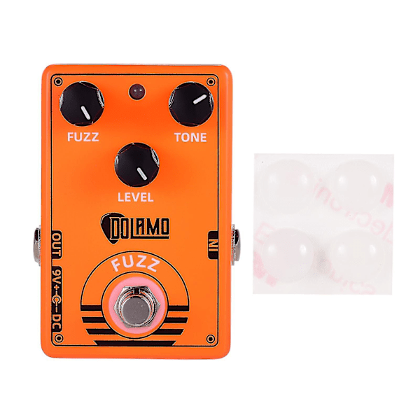 Dolamo D-2 Fuzz-gitarreffektpedal med True Bypass för elgitarr