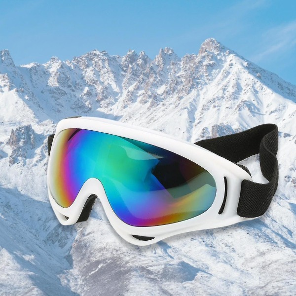 Skibriller Antidugg Snøbriller Uv-beskyttelse Snowboardbriller bøybar For Menn Dame Ungdom