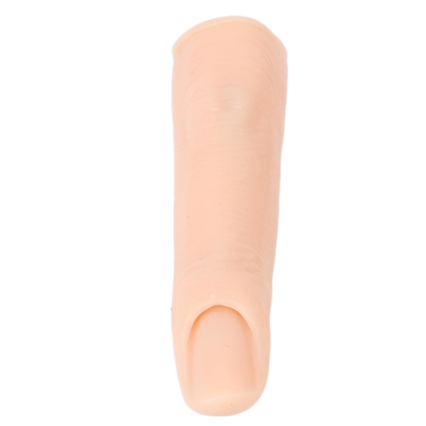 5 st flexibla silikonövningsfingrar för tatuering DIY akrylnaglar övning flexibla leder nagelfingermodeller (hudfärg)