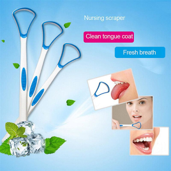 Tungeskraber Oral Tongue Cleaner Medicinsk mundbørste Genanvendelig Fresh Breath Maker