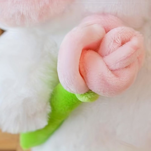 Dukke Yangzhou Plys Legetøj Engros Beroligende kanin Dukke Klømaskine Kludedukke Fødselsdagsgave（A）