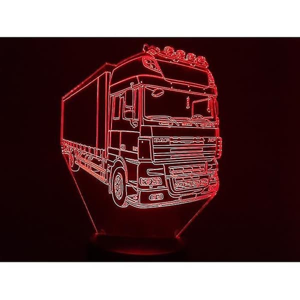 3D-lampe. Daf 19t lastebil
