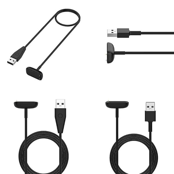 USB-opladerkabel Fitbit Charge 5 6 fitbit Luxe Tracker-erstatningsmagnetisk opladeradapter Kompatibel med Fit bit Charge 5 6（100cm C5）