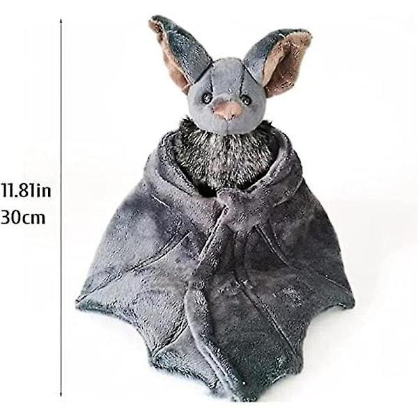 12\" Suuri Lepakko Pehmolelut, Creepy Goth Lepakko Täytetty Eläin Elävä Lepakot Pehmo Nuken Gootti Lepakko