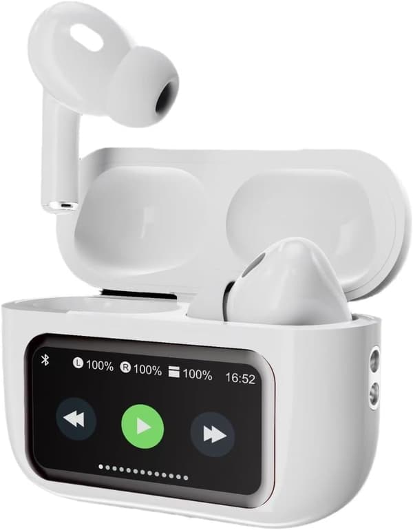Trådløse ørepropper, støydempende ørepropper, støydempende in-ear Bluetooth, Bluetooth-ørepropper med mikrofon, trådløse ørepropper for iPhone/Android