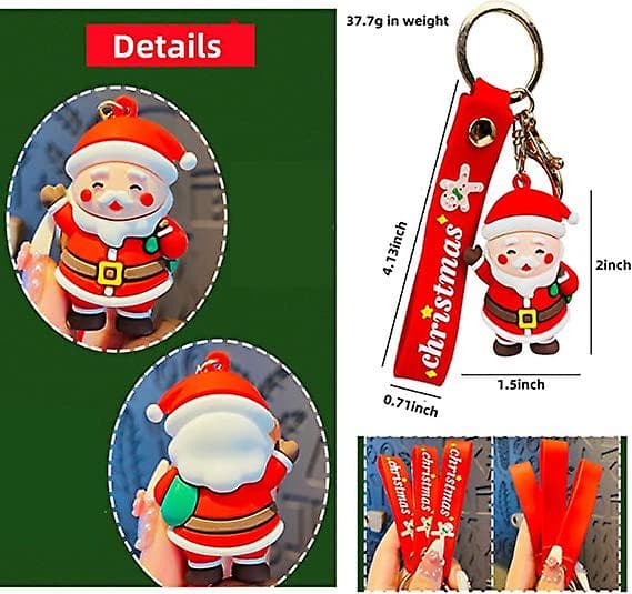 1 st Creative Julnyckelring Tomte