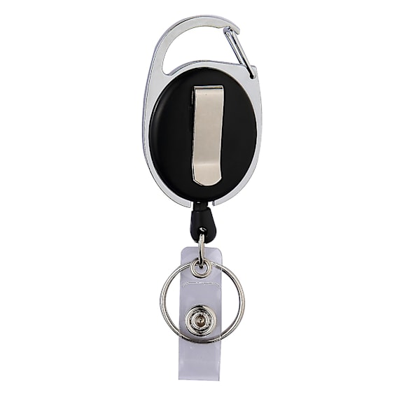 3 stk. Retractable Badge Holder, Rhinestone Badge Holder, Snøring For Id Card Holder, For Belte Og Nøkkelring