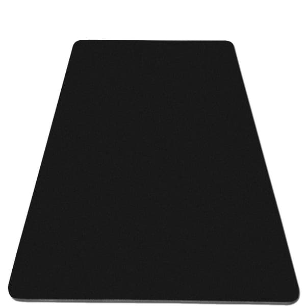 Stor utvidet rektangulær musematte for datamaskin, kontorspillmatte stor tykk musematte Svart (700*300cm)
