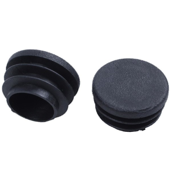 15 st runda insatsrör för stols- och bordsben, 25 mm diameter, plast