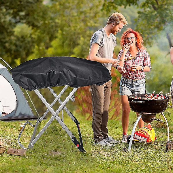 100*47*25cm grilli suojus Weber Traveler kannettavaan kaasugrilliin, ulkokäyttöön tarkoitettu kestävä vedenpitävä Oxford-kangas