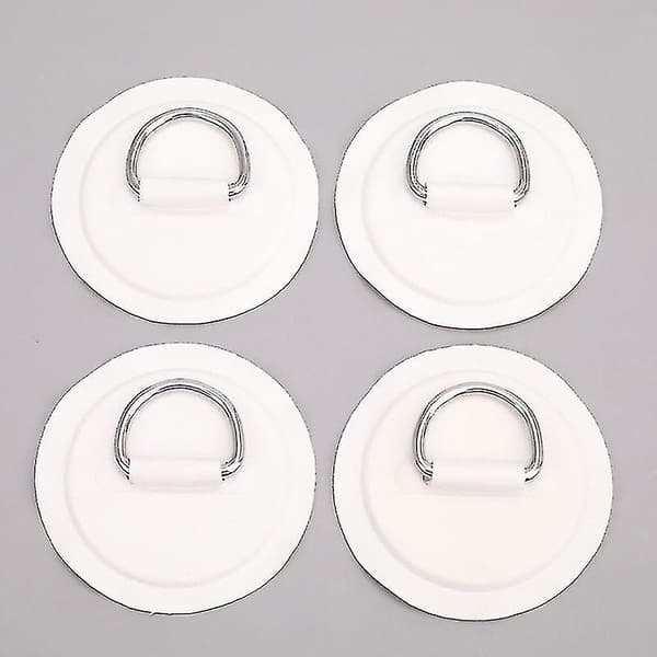 4 stk. Surfboard Dinghy Båd PVC Lap Patch D Ring Dæk Rigging Sup Rund Ring Pad